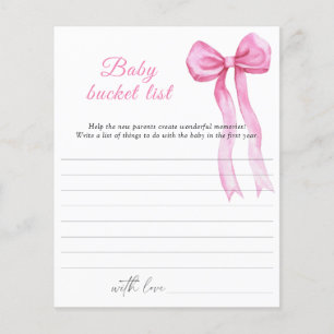 Papier Baby shower avec un thème marin - Jeu de la liste