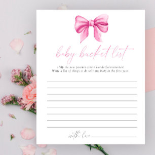 Papier Baby shower avec un thème marin - Jeu de la liste
