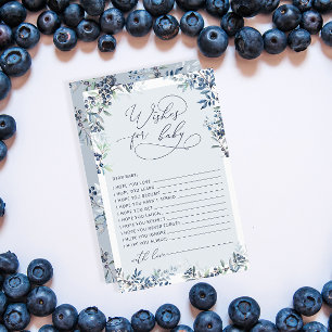 Papier Baby shower Blueberry Wives for Baby Card