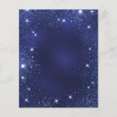 Papier Baby shower budget bleu marine invitation ballon b (Dos)