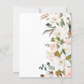 Papier BABY SHOWER BUDGÉTAIRE Invitation. (Dos)