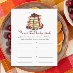 Papier Baby shower crêpes jeu de nom de bébé nourriture