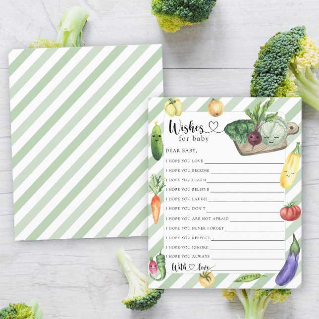 Papier Baby shower cultivé localement Les souhaits pour b (Créateur téléchargé)