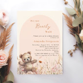 Papier Baby shower d'arche fleur sauvage d'attente rapide