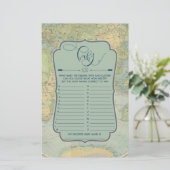 Papier Baby shower d'aventure Jeu ABC Nom Jeu (Debout devant)
