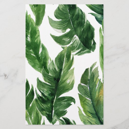 Papier Baby shower de bébé éléphant tropical prédiction d (Dos)