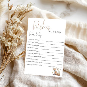 Papier Baby shower de bois pour bébé