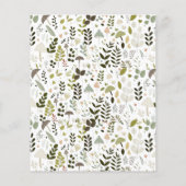 Papier Baby shower de champignons Articles pour bébés Dev (Dos)