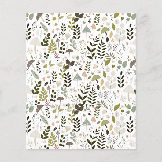 Papier Baby shower de champignons Articles pour bébés Dev (Dos)