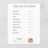 Papier Baby shower de champignons Articles pour bébés Dev (Devant)