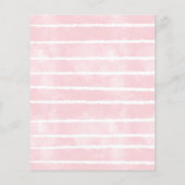 Papier Baby shower de crème glacée rose Voeux pour la car (Dos)