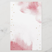 Papier Baby shower de la Lune rose Jeu (Dos)