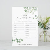 Papier Baby shower de la phrase de papa et maman (Debout devant)