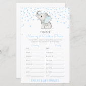 Papier Baby shower de la phrase de papa et maman (Devant / Derrière)