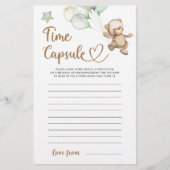 Papier Baby shower de l'ours en peluche (Devant)