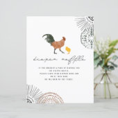 Papier Baby shower de poulets Raffin de couche (Debout devant)