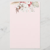 Papier Baby shower de prédictions et conseils pour bébés  (Dos)