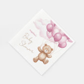 Papier Baby shower de serviette en papier. (Coin)