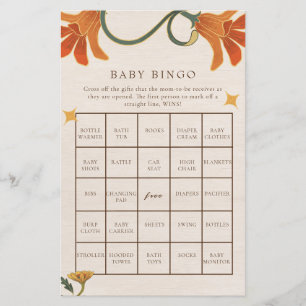 Papier Baby shower de thé floral Linen Vintage Faecore Bi