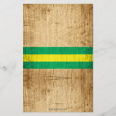 Papier Baby shower de tracteur vert rustique Devis Prix J (Dos)