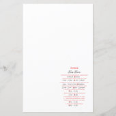 Papier Baby shower de Trivia Twin pour bébé modifiable av (Dos)