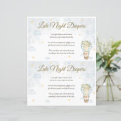 Papier Baby shower des Diapeurs de la nuit (Debout devant)