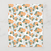 Papier Baby shower d'été Budget Little Cutie Invitation (Dos)