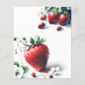 Papier Baby shower d'été de l'aquarelle budgétaire (Dos)