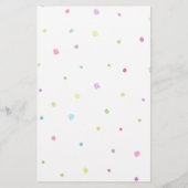 Papier Baby shower d'été pour les filles prêtes à pop (Dos)