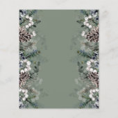 Papier Baby shower d'hiver jeu de nom de bébé (Dos)