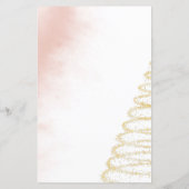 Papier Baby shower D'Hiver Rose Jeu Plutôt Maman (Dos)