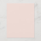 Papier Baby shower d'or Rose d'aquarelle budgétaire (Dos)