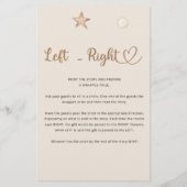 Papier Baby shower d'ours de bébé à droite gauche (Dos)