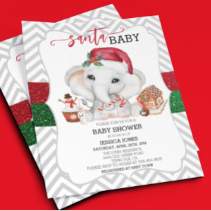 Papier Baby Shower Éléphant de Fête Mignon Économique