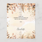 Papier Baby shower eucalyptus parties scintillant budget  (Dos)