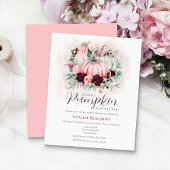 Papier Baby shower fille Citrouille budget