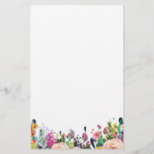 Papier Baby shower Fleur Finish Daddy's Phrase Game (Dos)