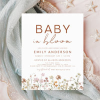 Baby-Shower Fleur Sauvage Budget Bébé en Fleur