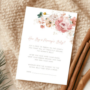 Papier Baby Shower Fleur Sauvage de Printemps Jeu de Tail