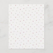 Papier BABY SHOWER Floral Bunny BUDGET Par Courrier (Dos)