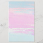 Papier Baby shower Floral Peach Rose Blue Peach (Dos)