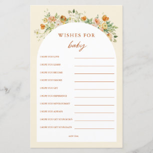 Papier Baby shower Floral Printemps Wings Pour Bébé