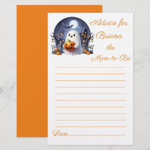 Papier Baby shower Halloween Little Boo Conseils pour mam