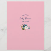 Papier Baby shower Jeu Devinez Qui Maman ou Papa Editable (Dos)