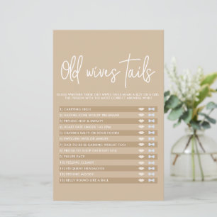 Papier Baby shower minimaliste Muet vieux contes de femme