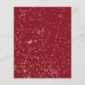 Papier Baby shower Père Noël de Noël d'aquarelle budgétai (Dos)