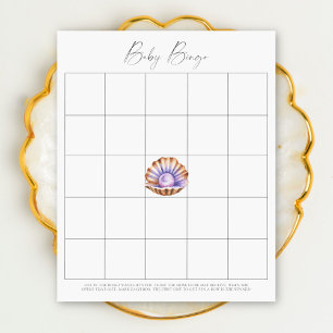 Papier Baby shower perle - Bingo bébé