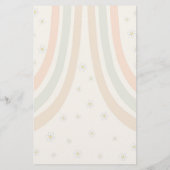 Papier baby shower rétro super serait maman plutôt jeu (Dos)