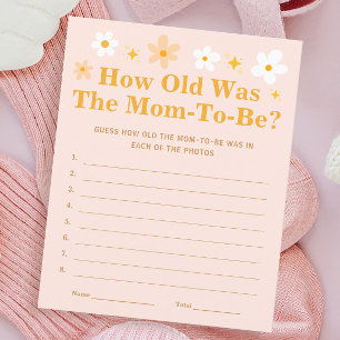 Papier Baby shower Rose Floral Printemps Jeu Comme vieill
