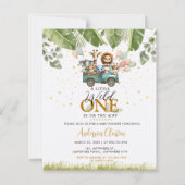 Papier Baby shower Safari Wild One Budget (Devant)